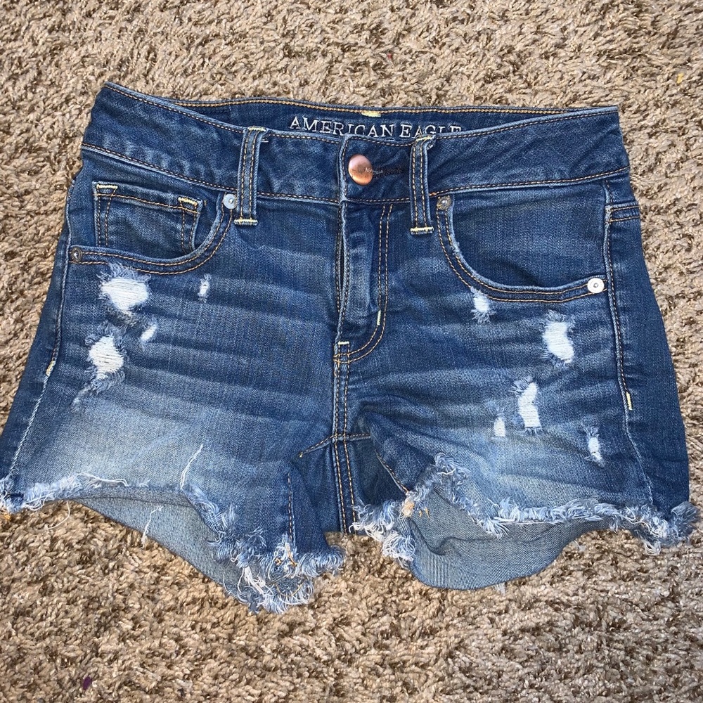 american eagle jean shorts